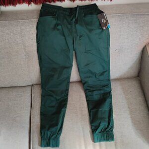 NEW - Black Diamond Men's Notion Pants Green Sm Climbing Joggers W29-31 x 30.5